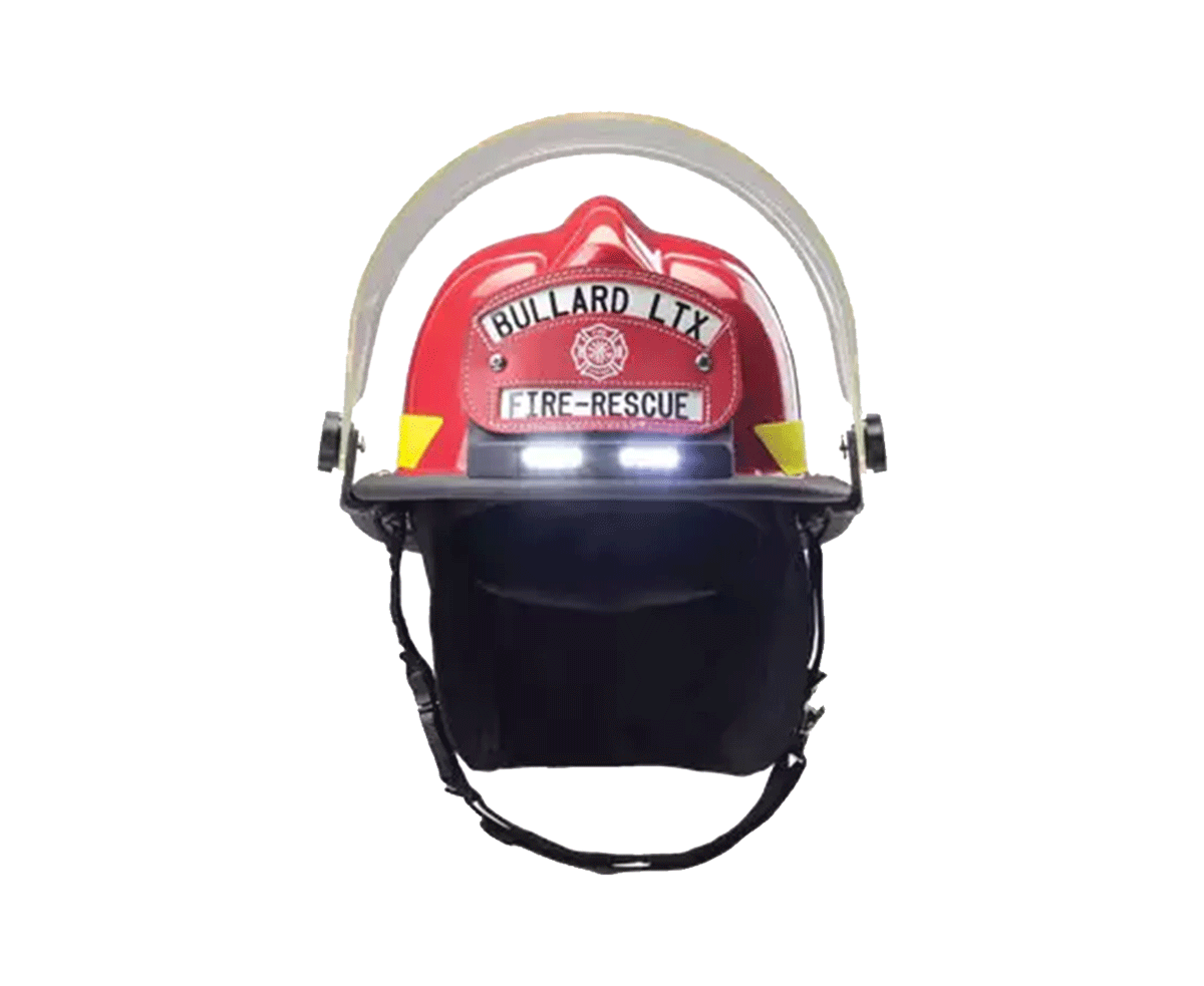 Fire Helmet Structural LTX Thermoplastic with R330 Faceshield