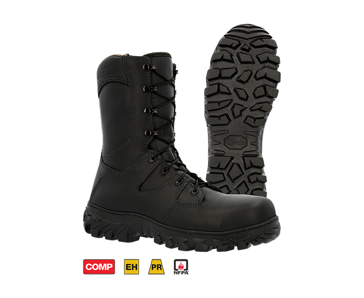 Rocky Code Red Rescue NFPA Rated Composite Toe Fire Boot